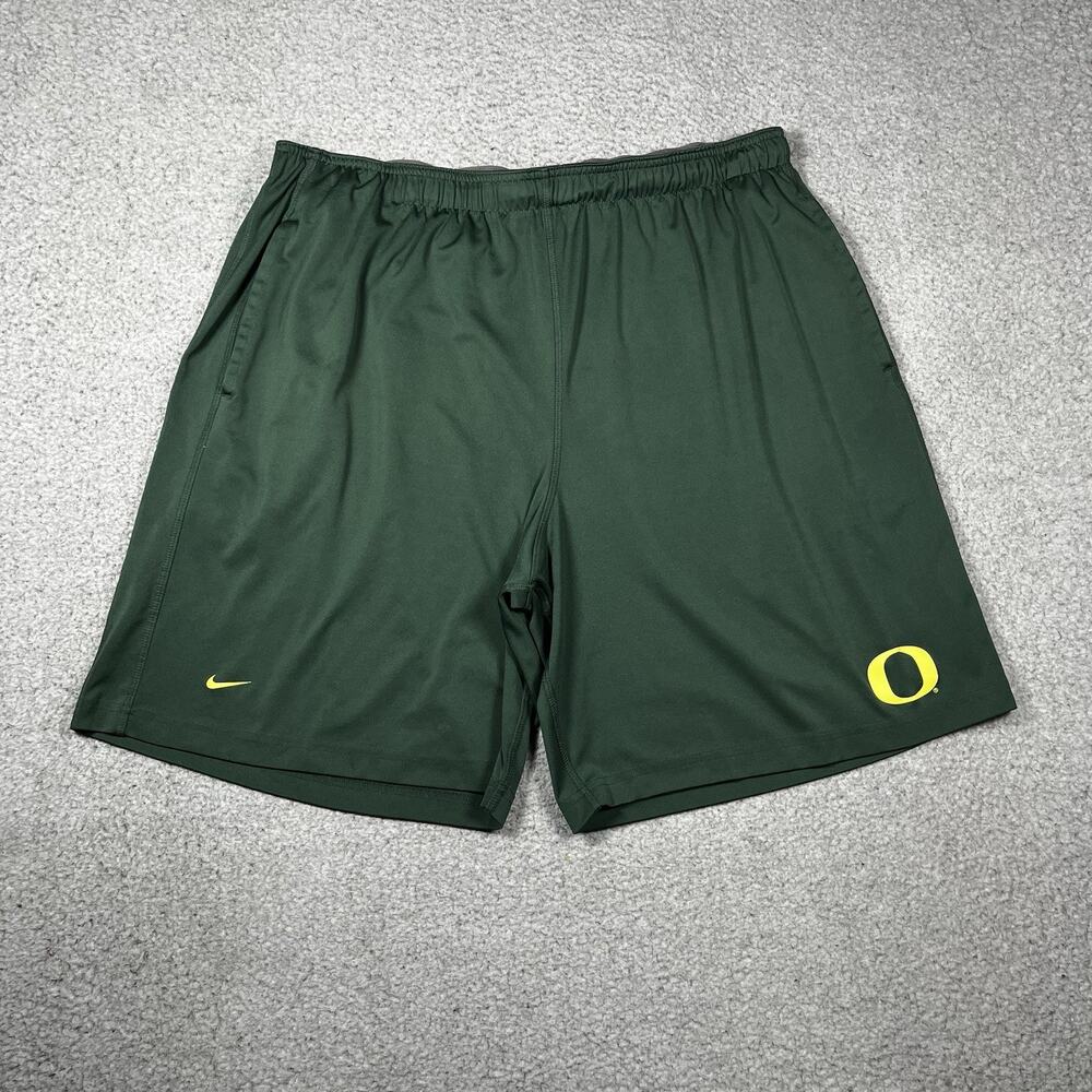 Oregon Ducks Shorts Mens 2XL Nike Football Team Training Athletic Dri Fit